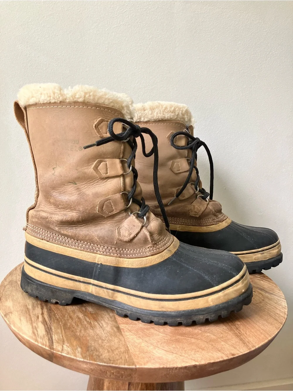 Sorel | Caribou Men’s Leather Waterproof Rubber Snow Winter Boots